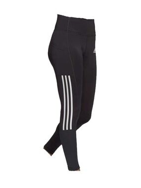 adidas dark grey leggings with White Side Stripes and Pocket